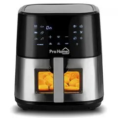 Fritadeira Elétrica Air Fryer Pro Home Style PRO, 100% Digital, Com Visor, 8L, 110V, Preto e Inox, PH-AF-SP1700WS8LS110D